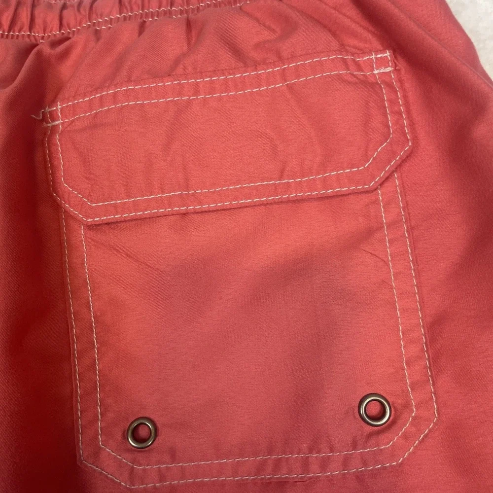 Croft & Barrow Mens Large Orange Swim Trunks Bathing Suit Bottoms